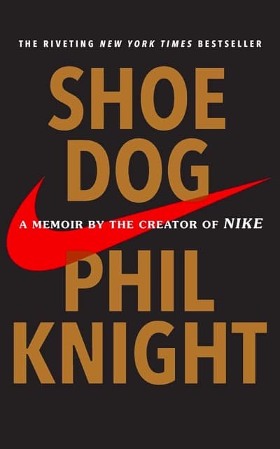 Shoe Dog by Phil Knight book cover